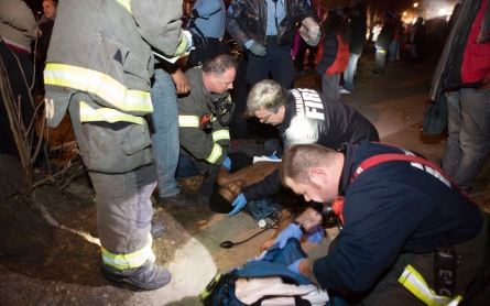 Peaceful protest struck by violence in Minnesota